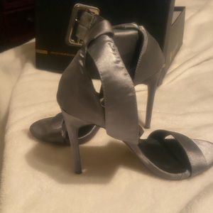 Silver/Gray High 3inch heel
